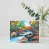 Carte Postale Crique d'automne (Debout devant)