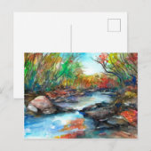 Carte Postale Crique d'automne (Devant / Derrière)