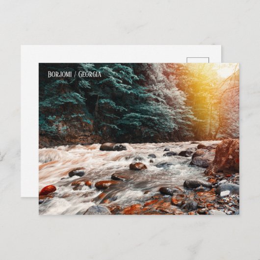 Carte Postale Crique de Borjomi (Devant / Derrière)