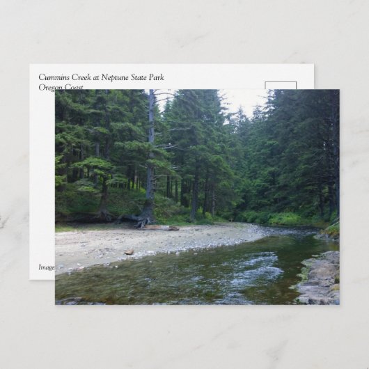 Carte Postale Crique de Cummins au parc national Neptune, OU (Devant / Derrière)