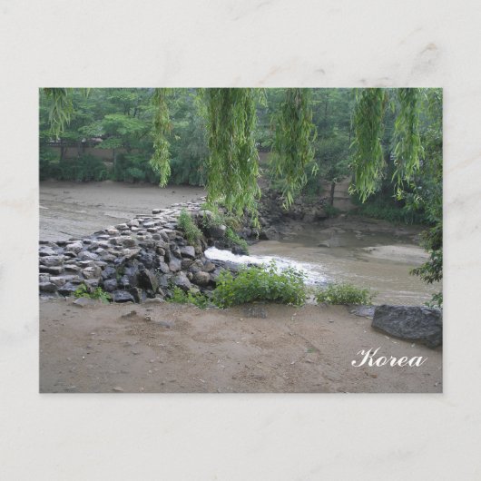 Carte Postale Crique en Corée (Devant)