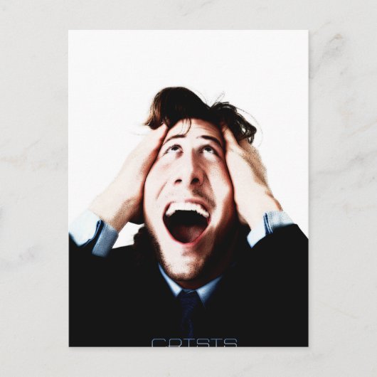 CARTE POSTALE CRISE (Devant)