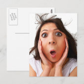 CARTE POSTALE CRISE (Devant / Derrière)