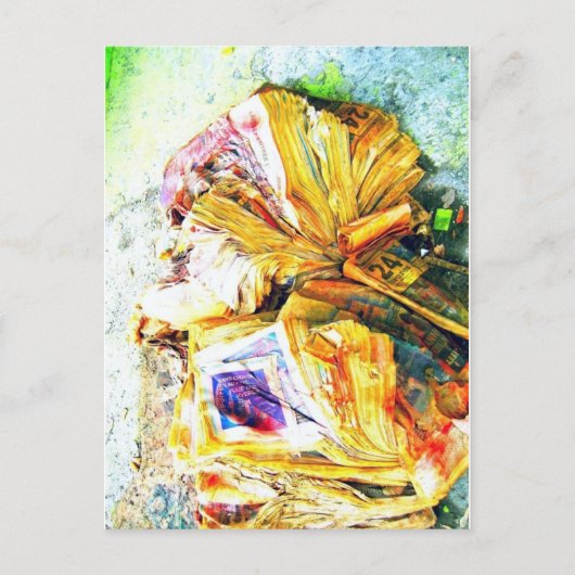 Carte Postale Crise de l'actualité (Devant)