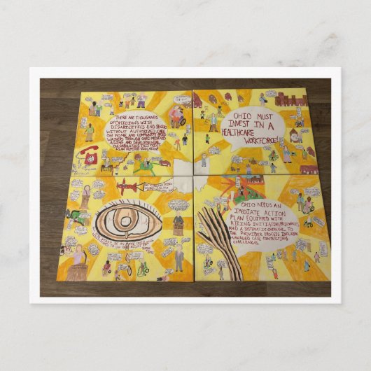 Carte Postale Crise des aidants naturels de l'Ohio (Devant)