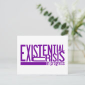Carte postale Crise existentielle (Debout devant)