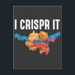 Carte Postale Crispr Organismes ADN Science Biologie Enseignant<br><div class="desc">Les répétitions palindromiques courtes et interespacées de CRISPR sont une famille de séquences d'ADN trouvées dans les génomes d'organismes procaryotes tels que les bactéries et les archaées.</div>