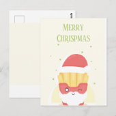 Carte Postale Crispy Patties Joyeux Noël Chrispé (Devant / Derrière)