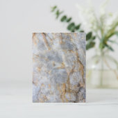 Carte Postale Cristal à quartz gris classique (Debout devant)