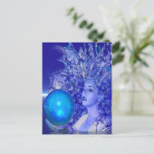 Carte Postale Cristal Bleu (Debout devant)