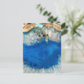 Carte Postale cristal bleu (Debout devant)