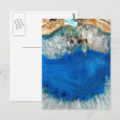 Carte Postale cristal bleu (Devant / Derrière)