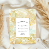 Carte Postale Cristal de champagne éclater Enregistrer la date