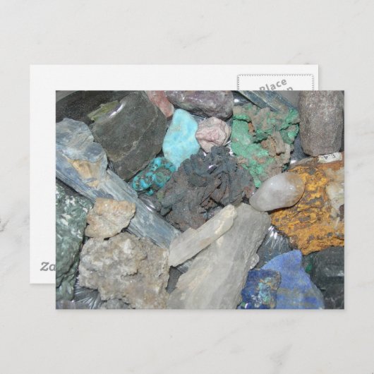 Carte Postale Cristaux (Devant / Derrière)