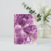 Carte Postale Cristaux de fleur de prune de sucre (Debout devant)