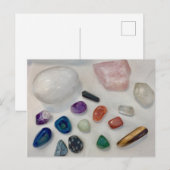 Carte Postale Cristaux de guérison (Devant / Derrière)