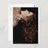 Carte Postale cristaux et cheveux (Devant / Derrière)