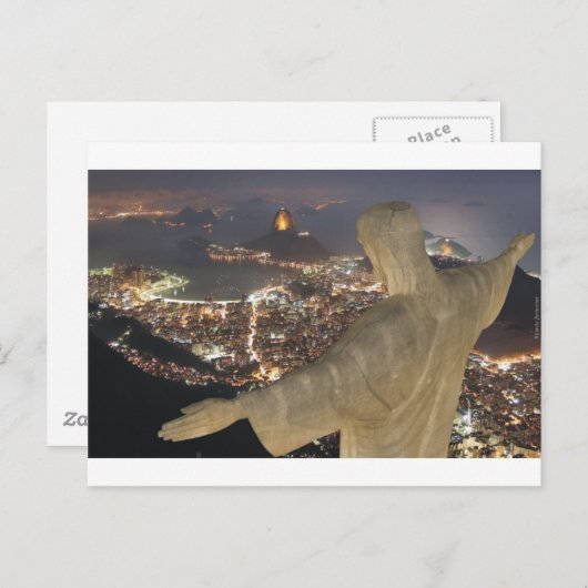 Carte Postale Cristo Redentor (Devant / Derrière)