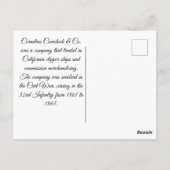 Carte Postale Critère Clipper Sailing (Dos)