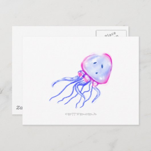 Carte Postale Critère de méduse (Devant / Derrière)