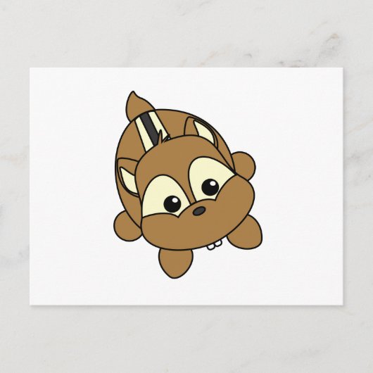 Carte Postale Critère mignon Little Chipmunk (Devant)