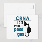 Carte Postale CRNA I est payé pour passer du gaz (Devant / Derrière)