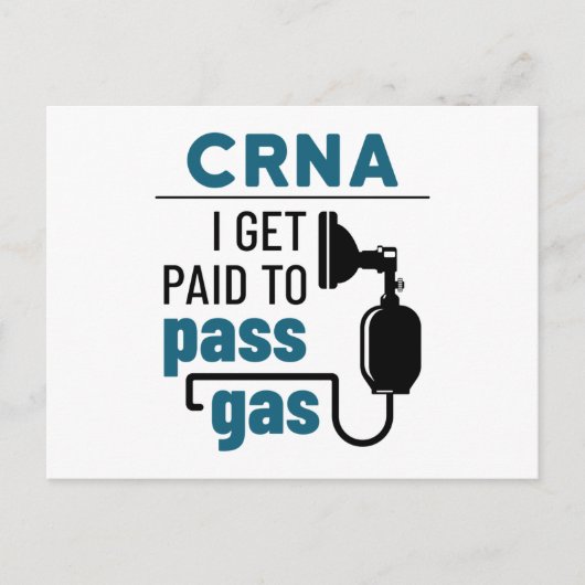 Carte Postale CRNA I est payé pour passer du gaz (Devant)