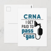 Carte Postale CRNA I est payé pour passer du gaz (Devant / Derrière)