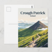 Carte Postale Croagh Patrick Irlande (Devant / Derrière)