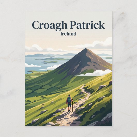 Carte Postale Croagh Patrick Irlande (Devant)