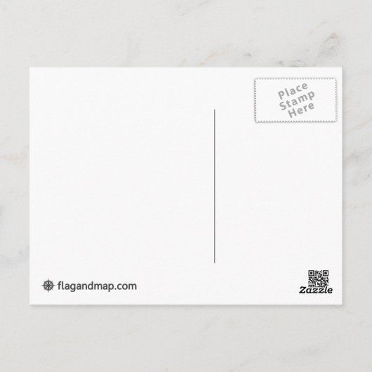 Carte postale Croate Multihue Flags (Dos)