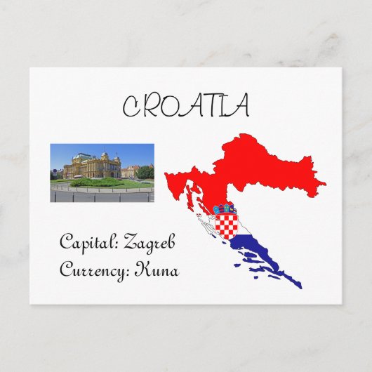 Carte Postale Croatie (Devant)