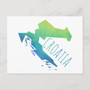 Carte Postale Croatie