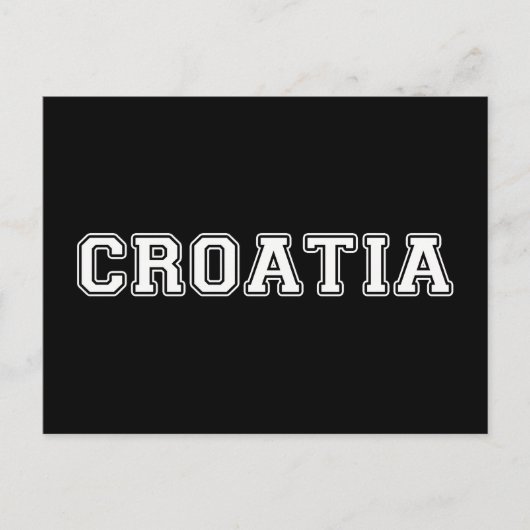 Carte Postale Croatie (Devant)