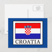 Carte Postale Croatie (Devant / Derrière)