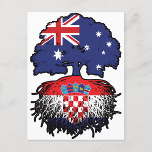 Carte Postale Croatie Australien Croate Racines d'arbre