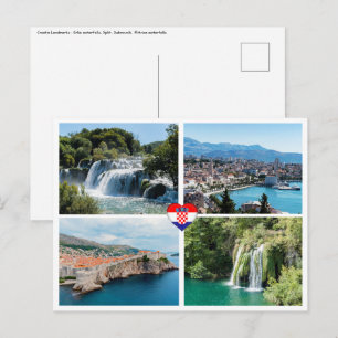 Carte Postale Croatie Beaux Sites Naturels - Europe
