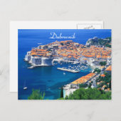 Carte Postale Croatie - Dubrovnik (Devant / Derrière)