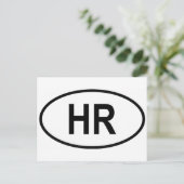 Carte Postale Croatie (Hrvatska) Reg. véhicule intérieur Code (Debout devant)