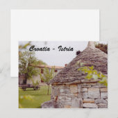 Carte Postale Croatie - Istrie (Devant / Derrière)