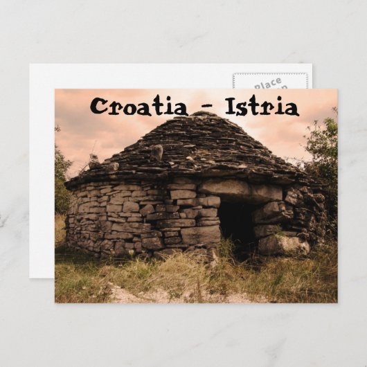 Carte Postale Croatie - Istrie (Devant / Derrière)