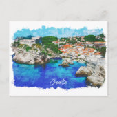 Carte Postale Croatie Panorama Voyage (Devant)