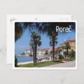 Carte Postale Croatie - Poreč - Parenzo - (Devant / Derrière)