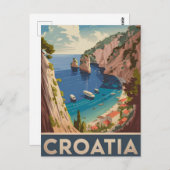 Carte Postale Croatie vintage (Devant / Derrière)