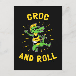 Carte Postale Croc Et Rouleau
