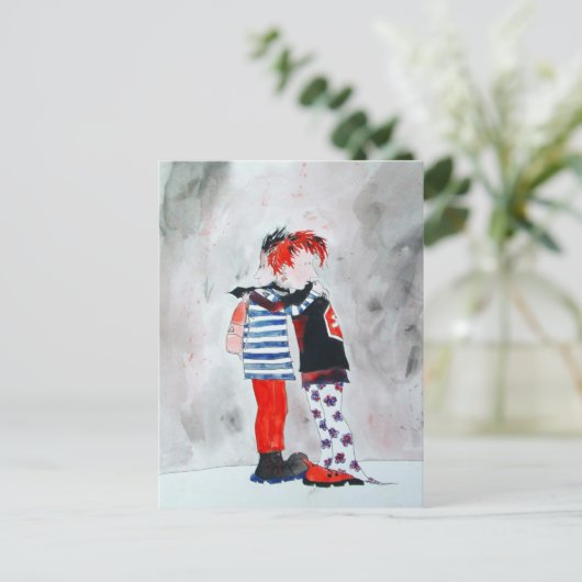 Carte Postale Crochet (Debout devant)