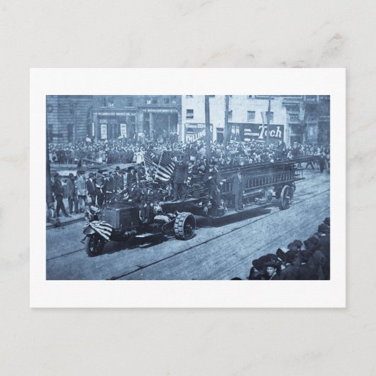 Carte Postale Crochet et échelle sur la parade - Vinatge (Devant)