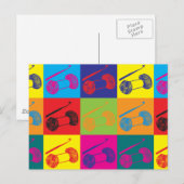 Carte Postale Crochet Pop Art (Devant / Derrière)