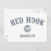 Carte Postale Crochet rouge (Devant / Derrière)