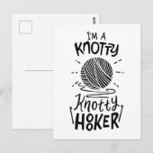 Carte Postale Crocheter (Devant / Derrière)